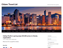 Tablet Screenshot of citizen-travel.com